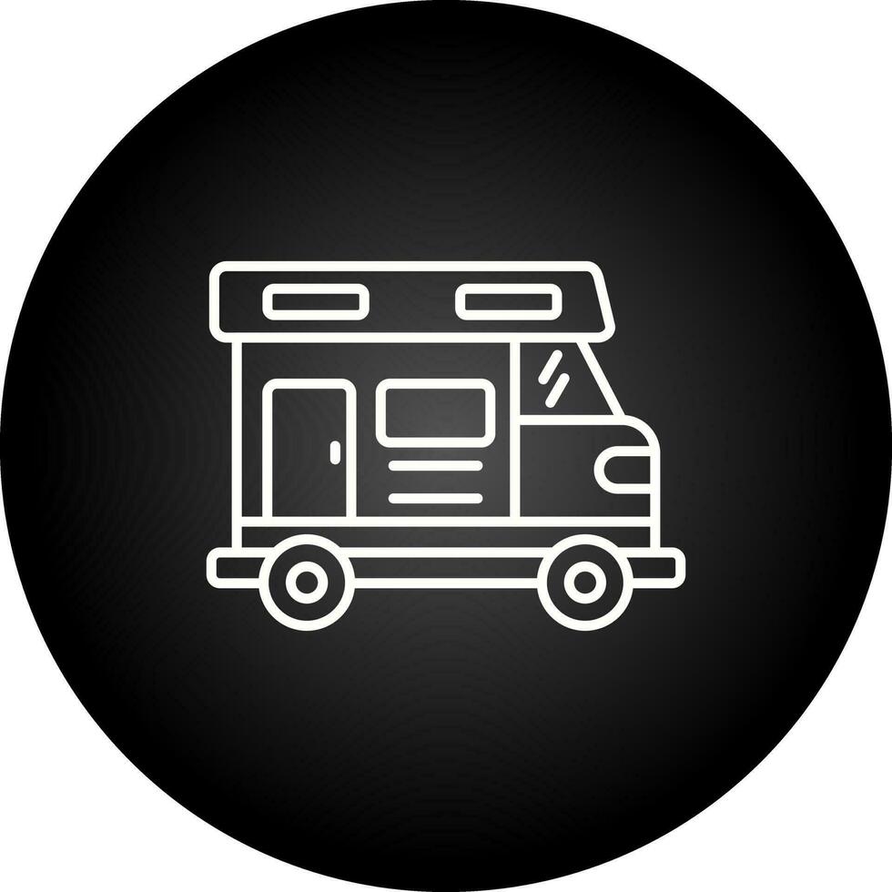 icône de vecteur de camping-car