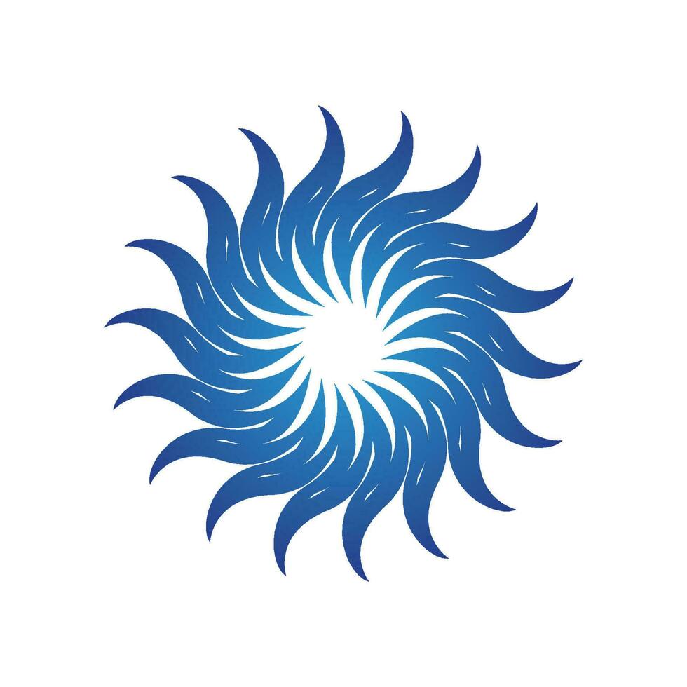 illustration de l'icône du symbole du logo vortex vecteur