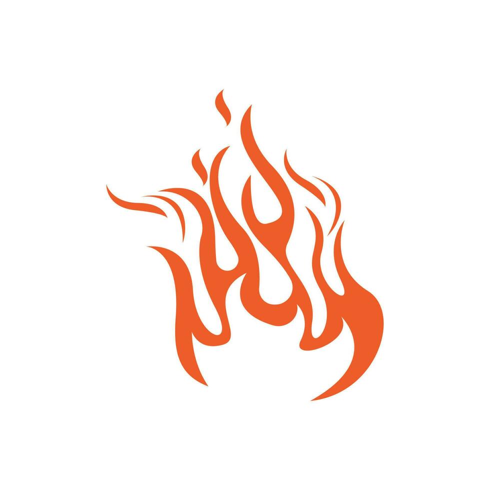 illustration de conception de logo de feu et symbole de feu vecteur