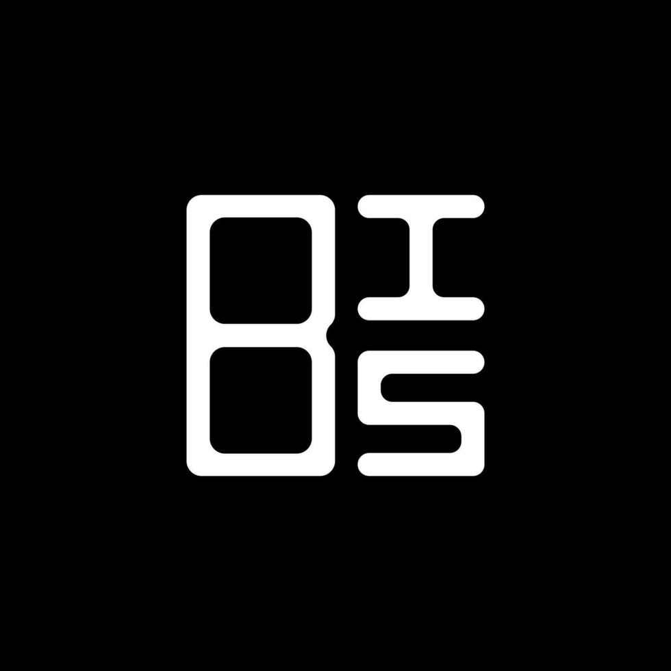 conception créative du logo bis letter avec graphique vectoriel, logo bis simple et moderne. vecteur