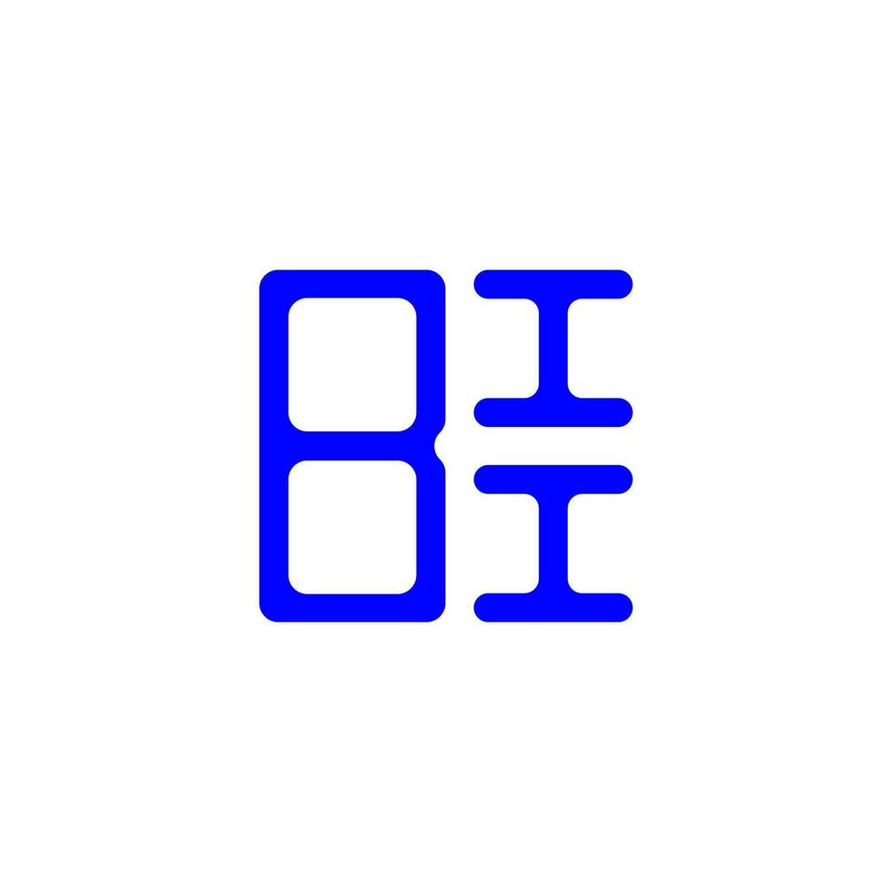 conception créative du logo bii letter avec graphique vectoriel, logo bii simple et moderne. vecteur