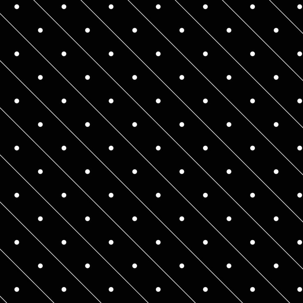 abstrait diagonale ligne et point modèle avec noir bg. vecteur