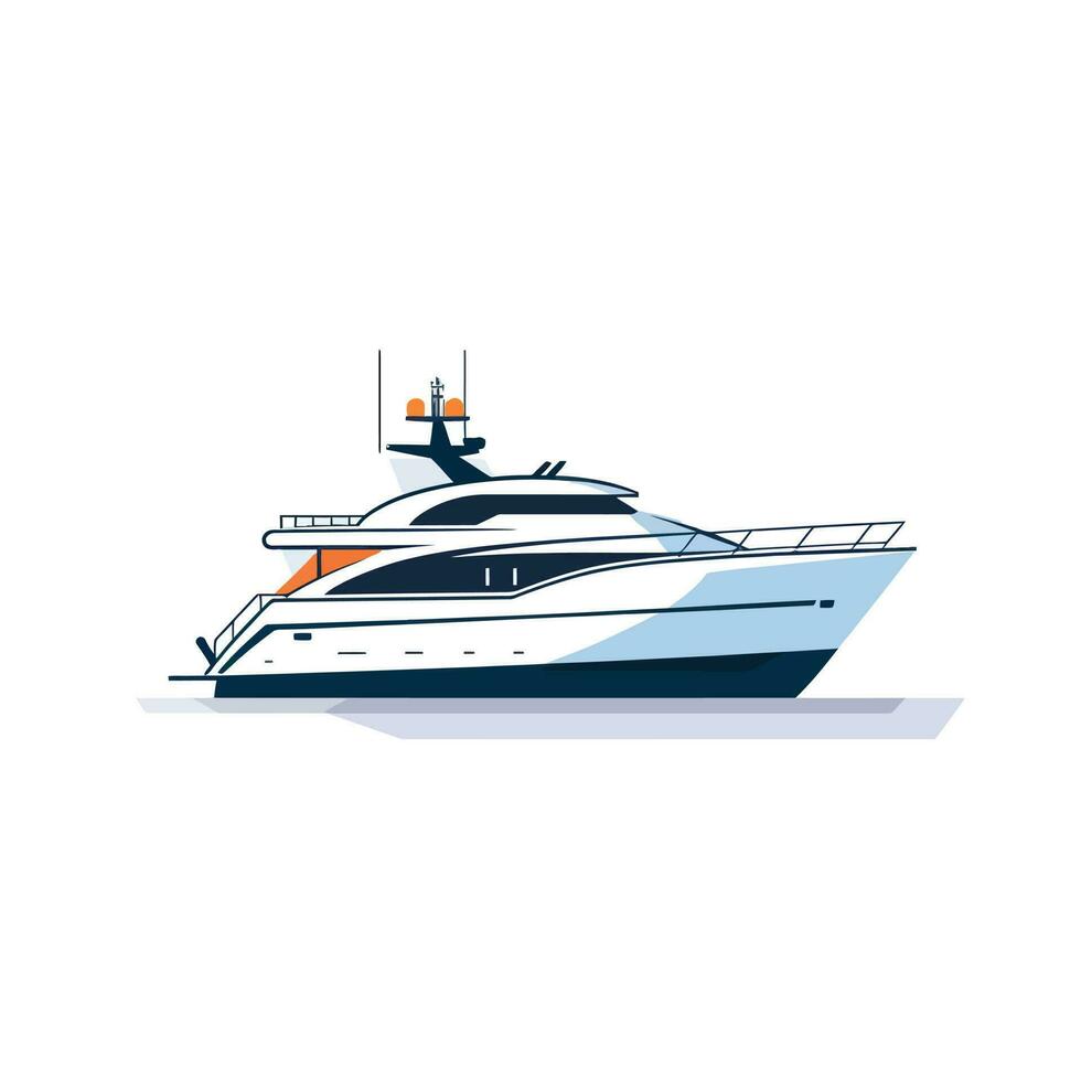 maritime livraison bateaux, voile bateau, océan navires, yacht voile bateaux, cargaison navires l'eau transport vecteur illustration