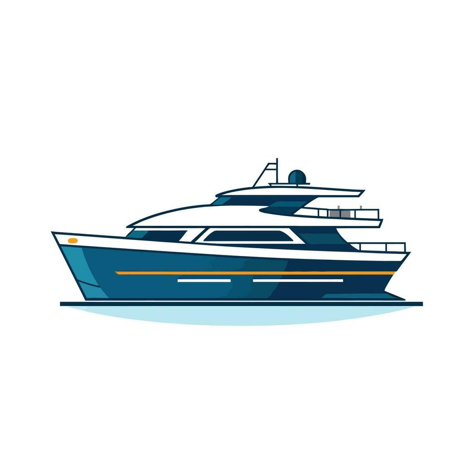 maritime livraison bateaux, voile bateau, océan navires, yacht voile bateaux, cargaison navires l'eau transport vecteur illustration