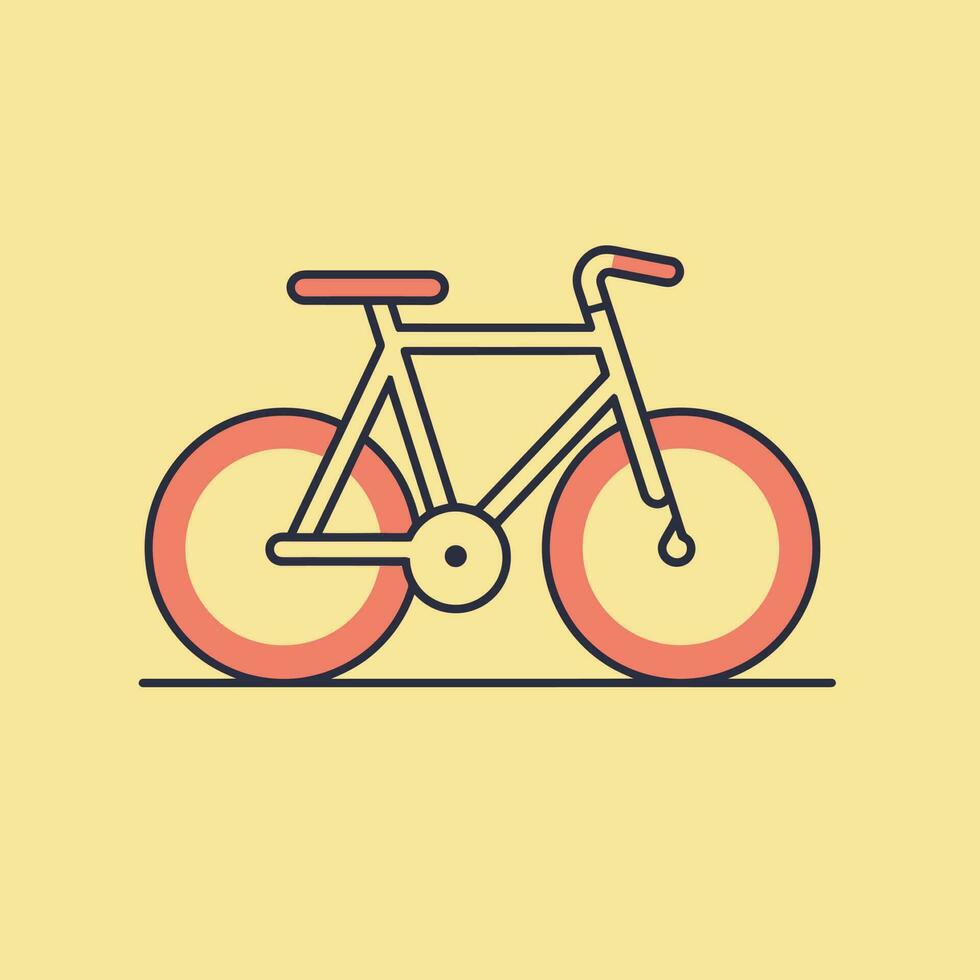 vecteur vélo rétro illustration