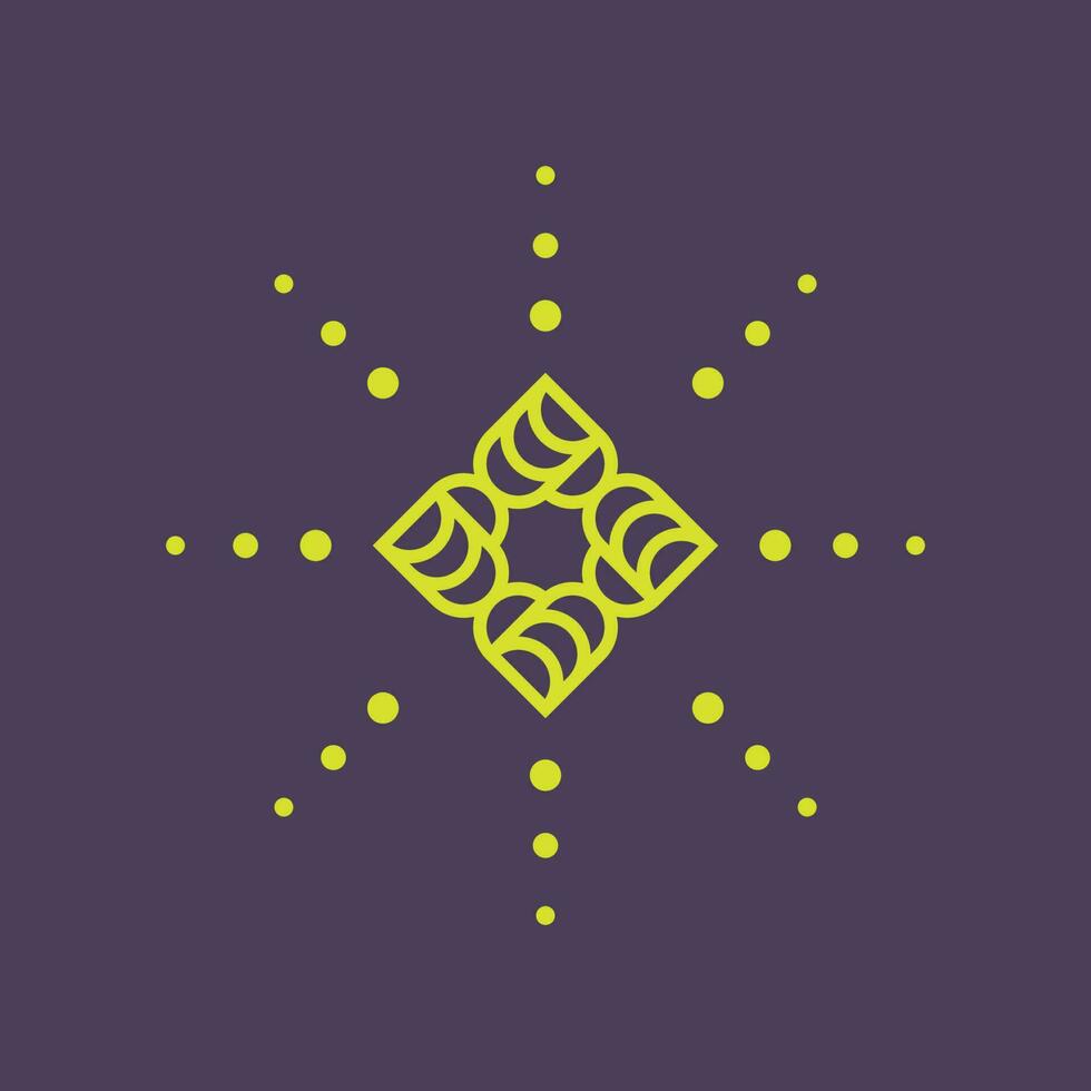 feuille fleur art logo vecteur
