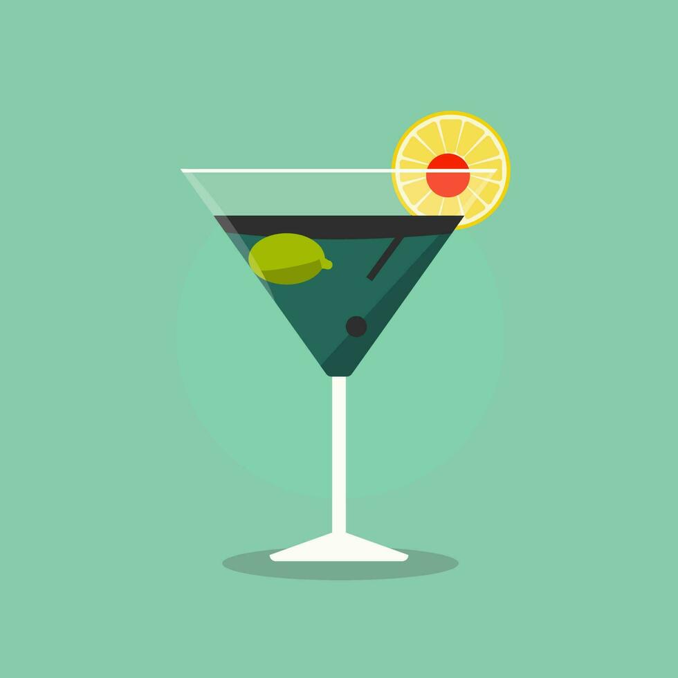 de l'alcool cocktail vecteur illustration