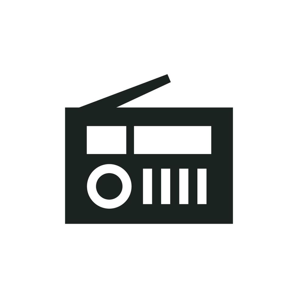 radio icône vecteur conception illustration