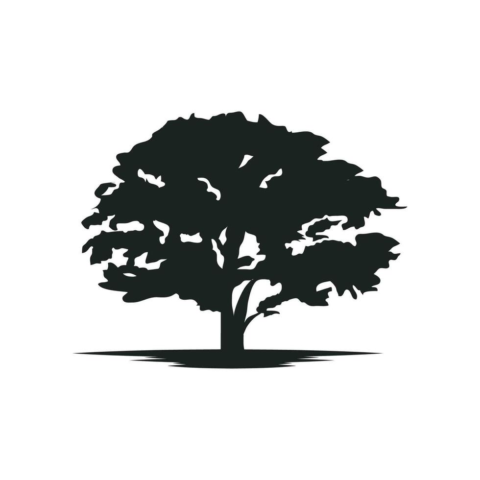 arbre icône vecteur conception illustration