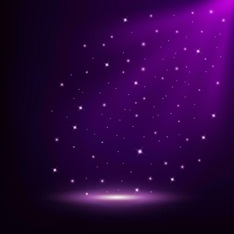 violet lumières brillant arrière-plan, vecteur illustration