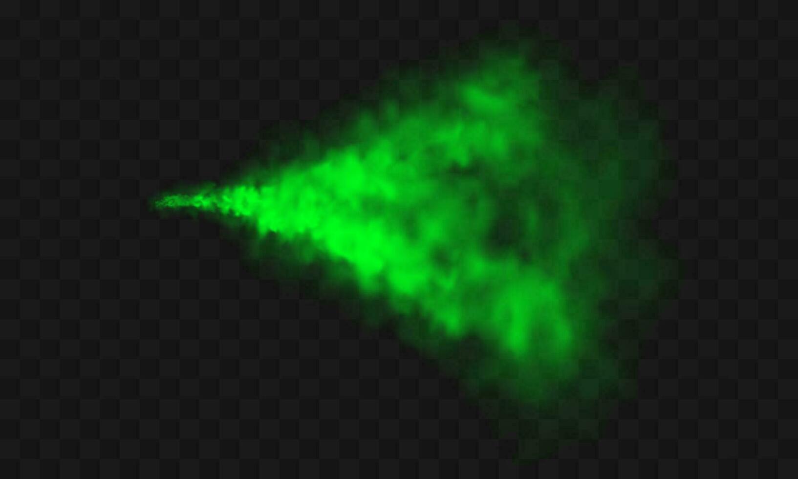 vert fumée, désagréable mal odeur, toxique gaz vecteur