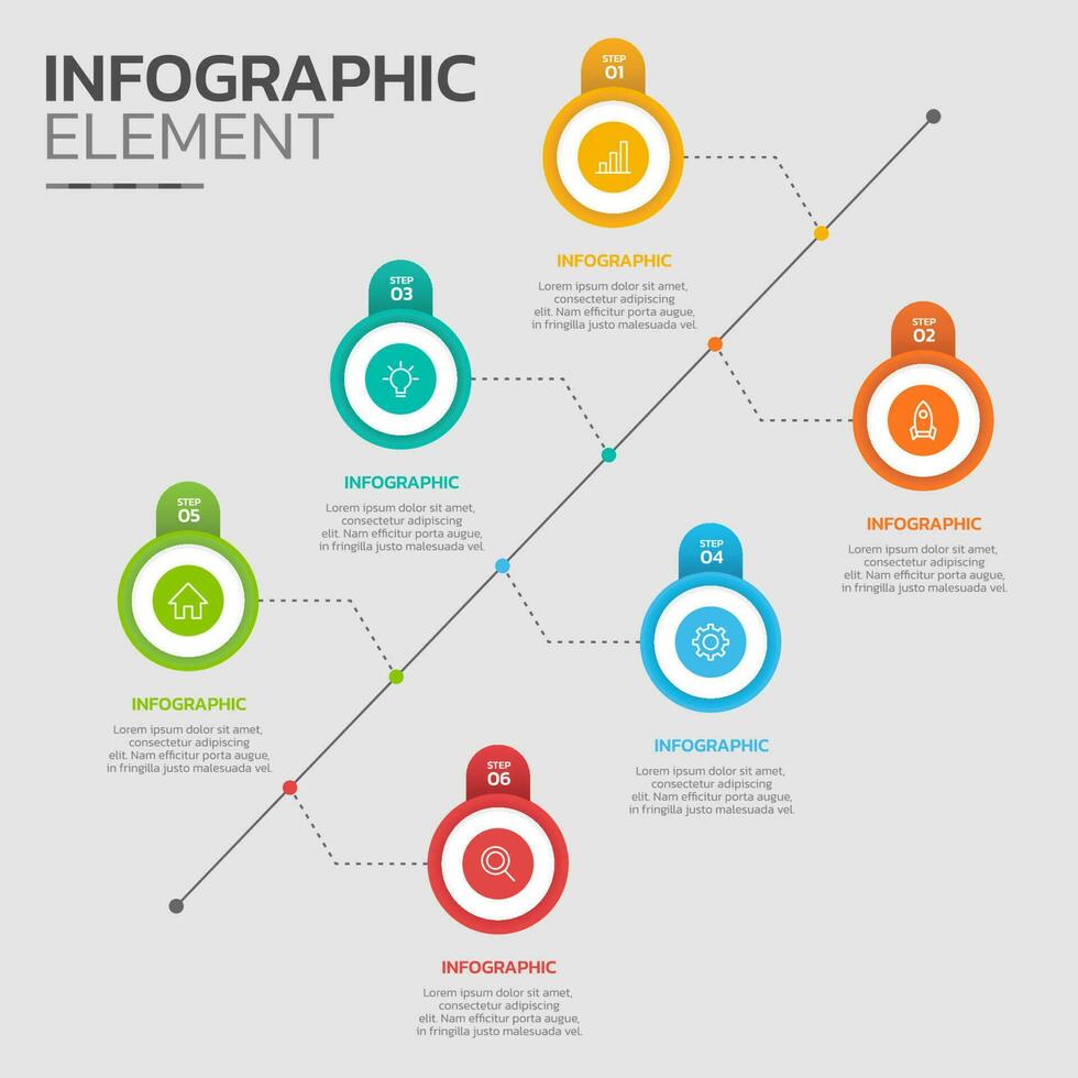 Créatif infographie conception modèle vecteur