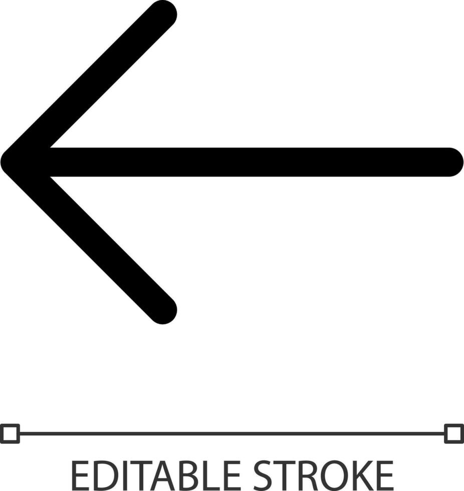 précédent fichier blanc linéaire ui icône. revenir à chanson et vidéo. multimédia joueur. interface graphique, ux conception. contour isolé utilisateur interface élément pour app et la toile. modifiable accident vasculaire cérébral vecteur