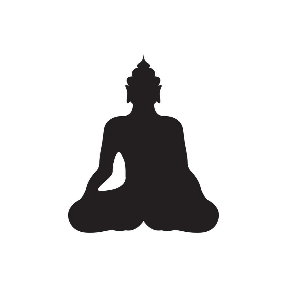 Bouddha icône. vecteur illustration logo modèle.