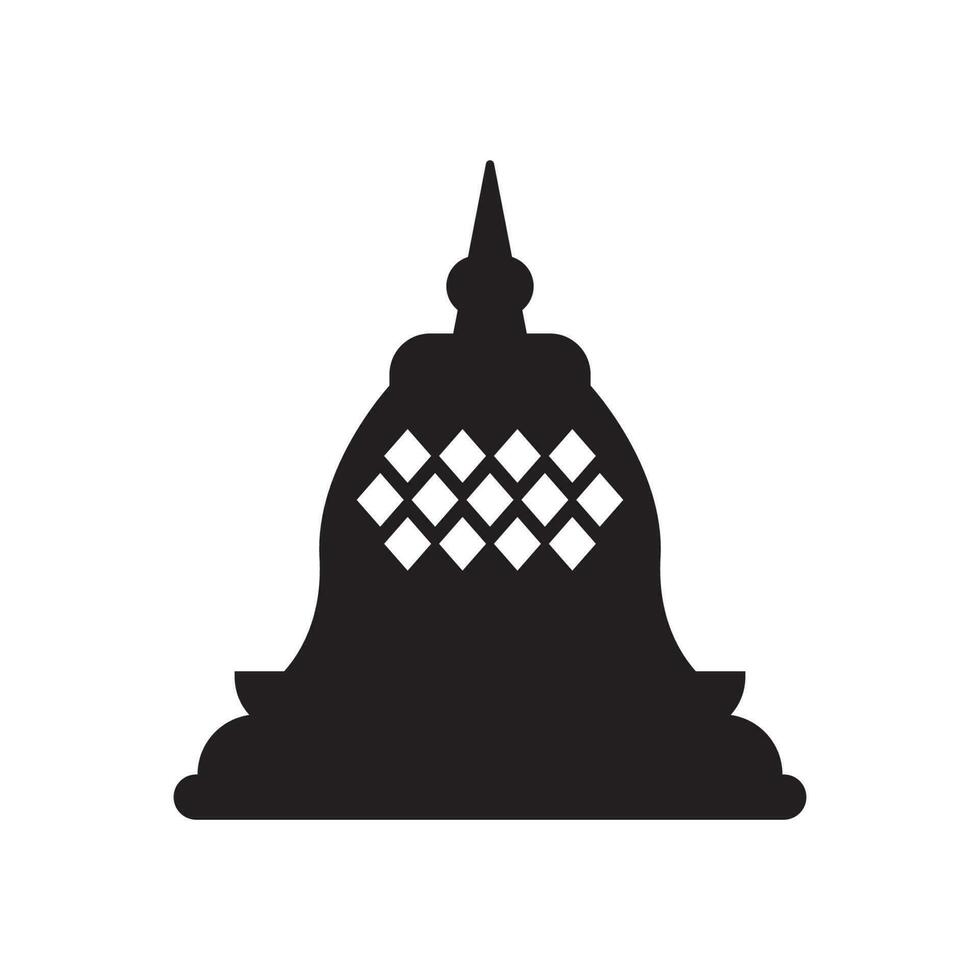 temple logo vecteur illustration icône conception.
