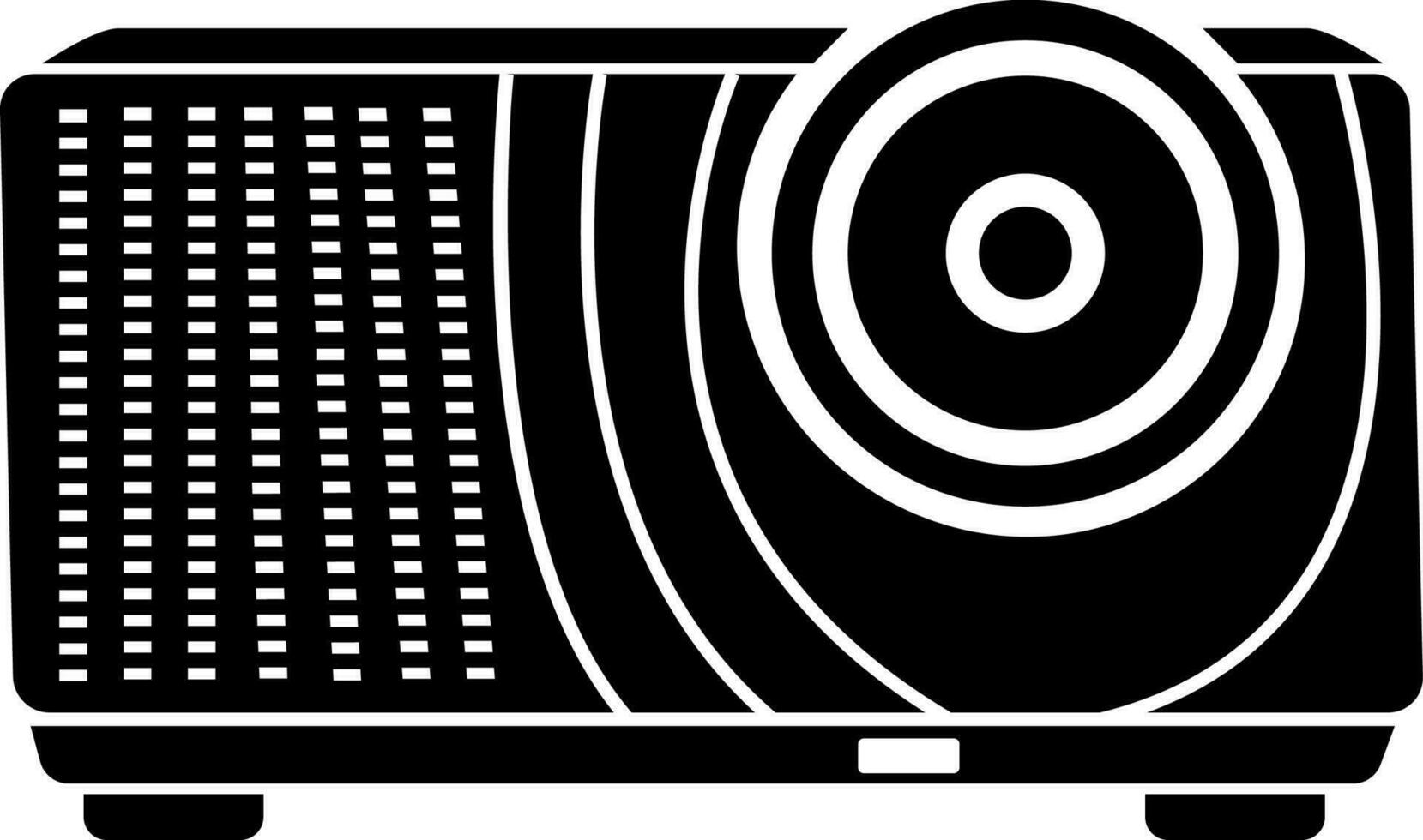 projecteur icône vecteur illustration