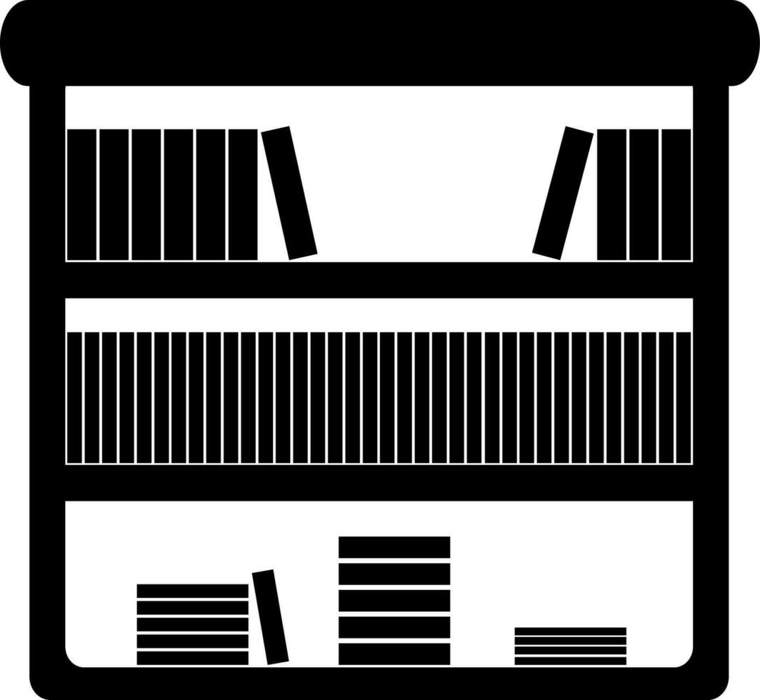 illustration vectorielle de bibliothèque icône vecteur