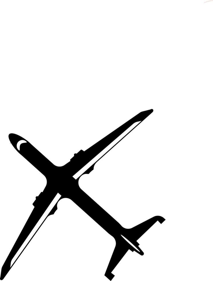 vecteur avion icône vecteur illustration