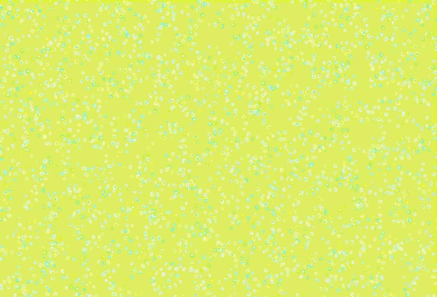 modèle vectoriel vert clair, jaune avec des sphères.