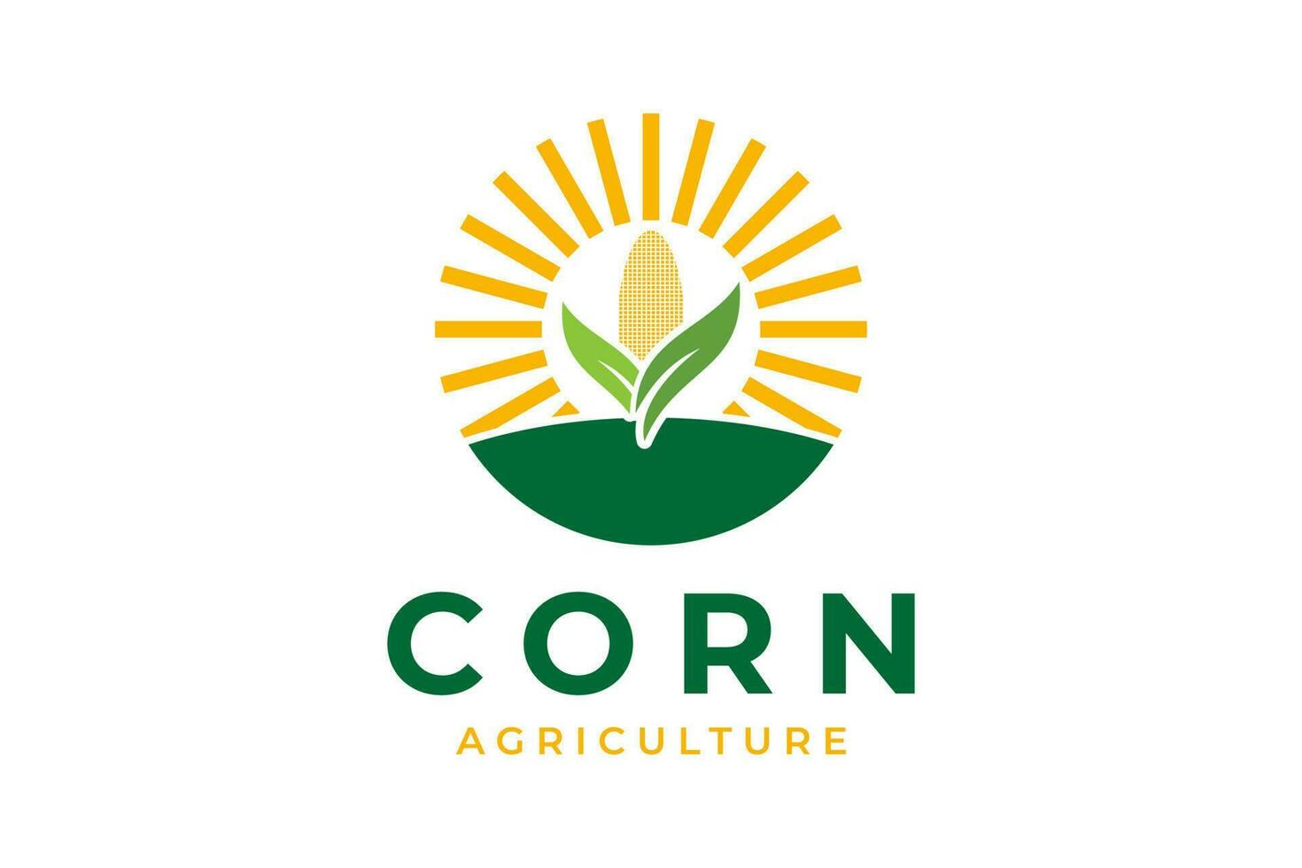 blé agriculture logo conception vecteur illustration. abstrait agriculture logo modèle.