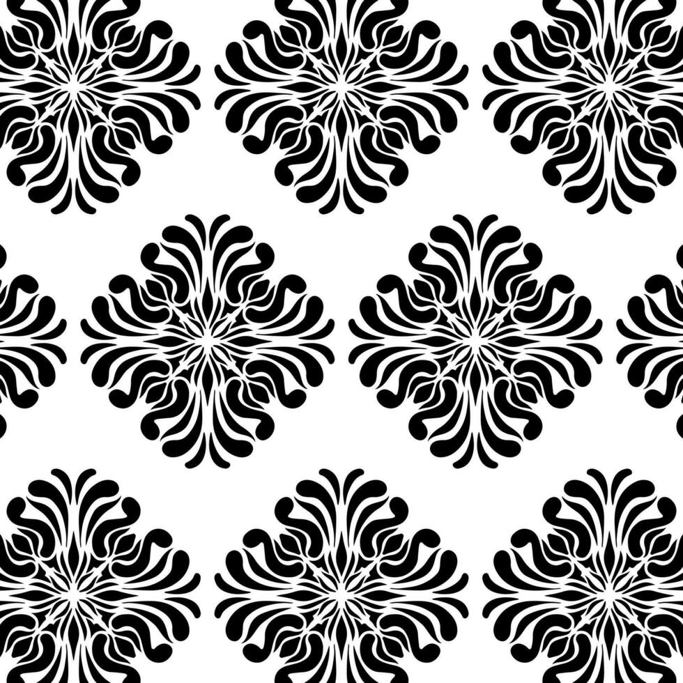 géométrique cool abstrait floral modèle vecteur