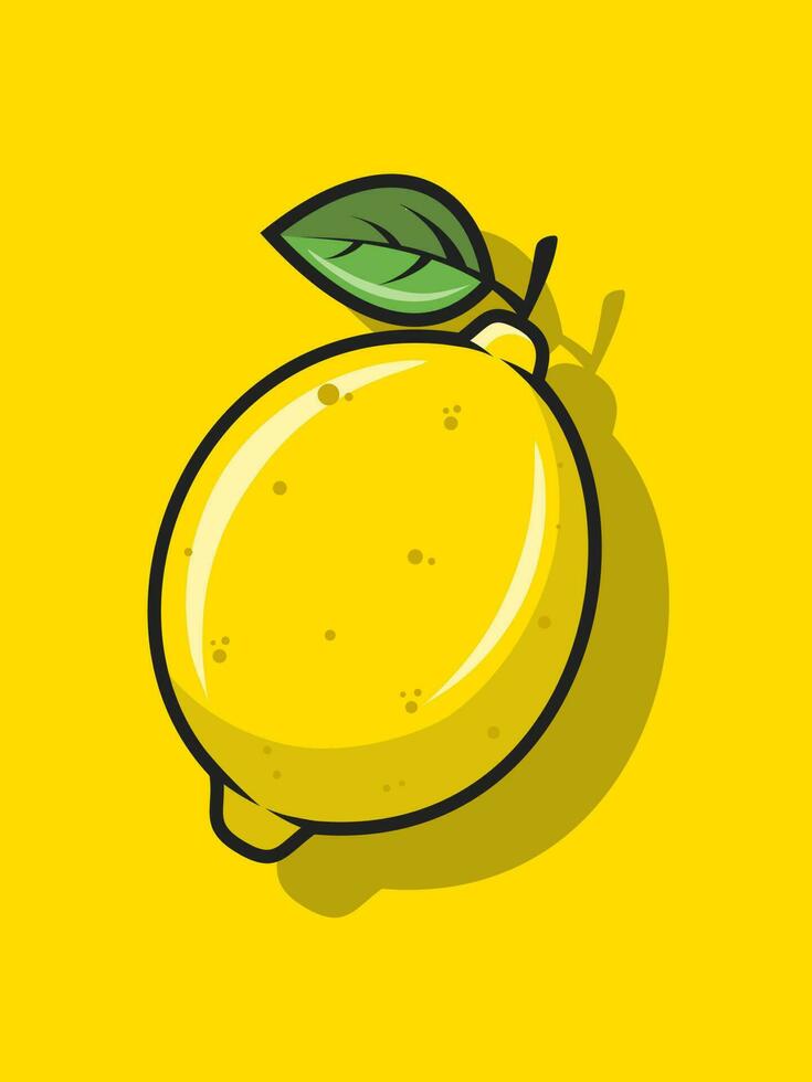 citron citron vert vecteur conception illustration