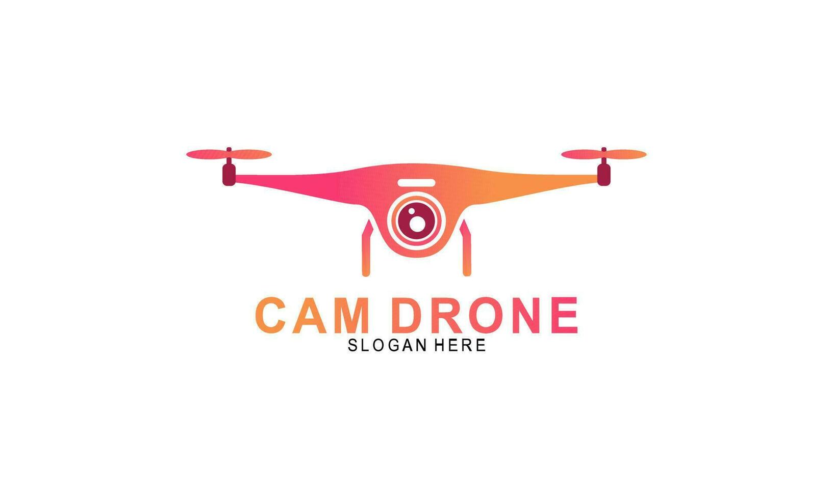 drone logo modèle illustration vecteur