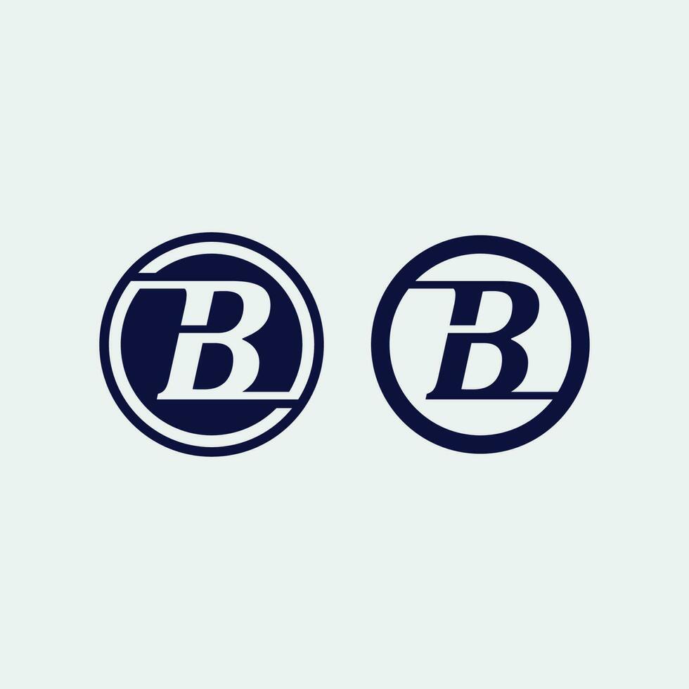 b Police de caractère icône et lettre b logo vecteur. b logo symbole icône conception modèle. vecteur