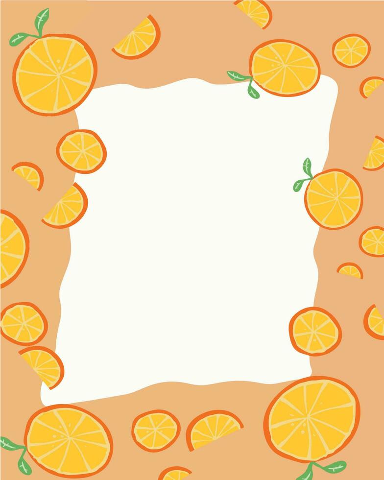 fruit salutation carte conception vecteur