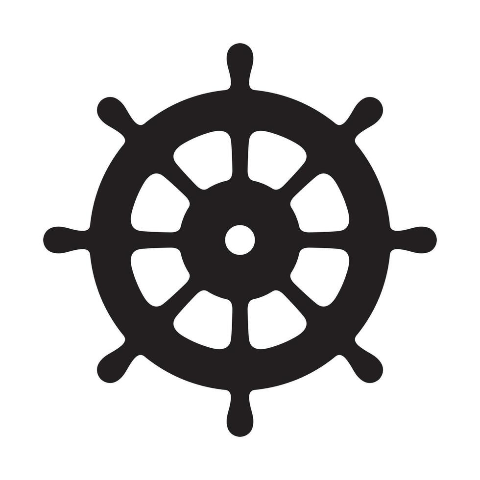 barre vecteur icône logo ancre bateau nautique maritime pirate mer océan illustration