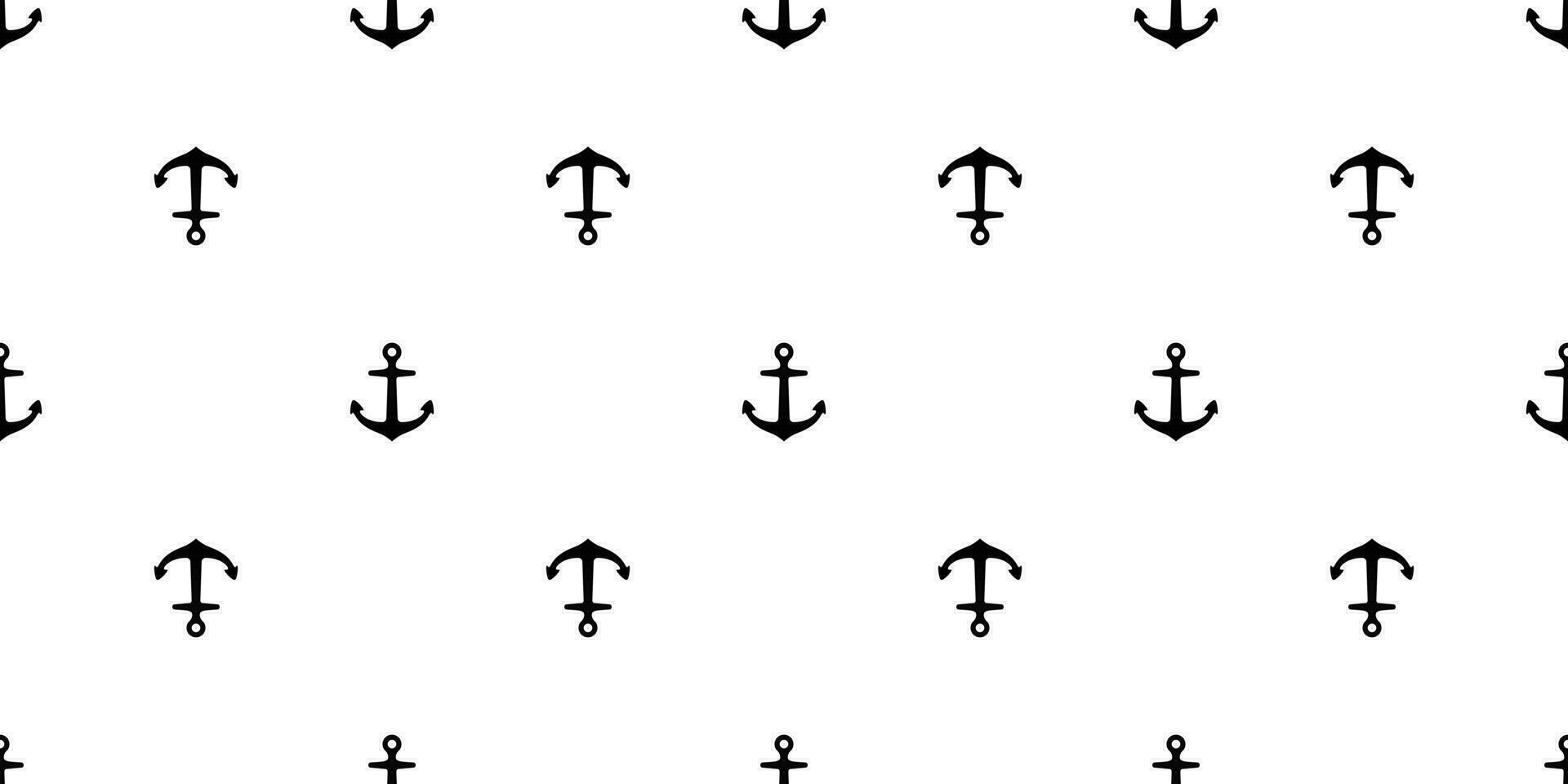 ancre sans couture modèle vecteur bateau barre pirate nautique maritime tropical tuile Contexte écharpe isolé fond d'écran illustration graphique