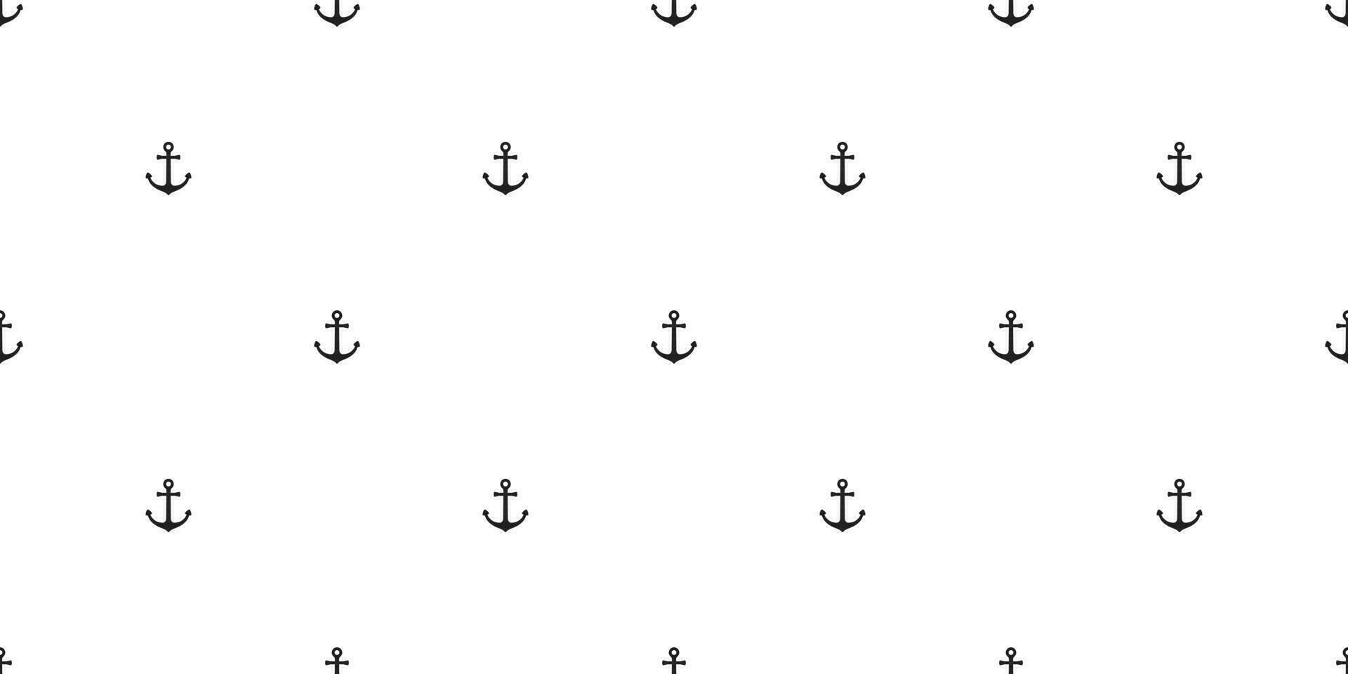 ancre sans couture modèle bateau vecteur barre maritime nautique isolé mer océan fond d'écran tuile Contexte