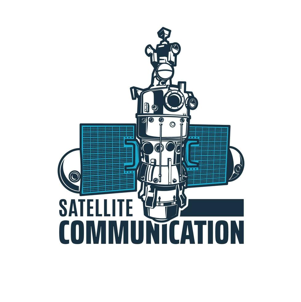 télécommunication Satellite, espace La technologie icône vecteur