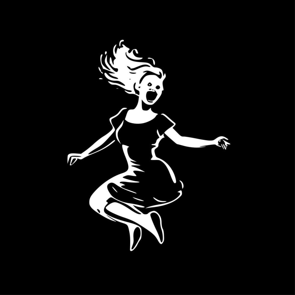 Danse maman - minimaliste et plat logo - vecteur illustration