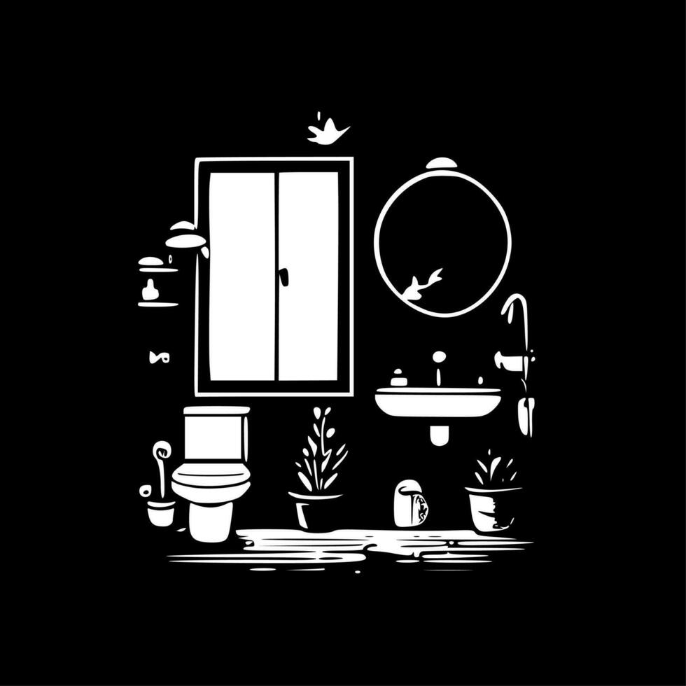 salle de bains - haute qualité vecteur logo - vecteur illustration idéal pour T-shirt graphique