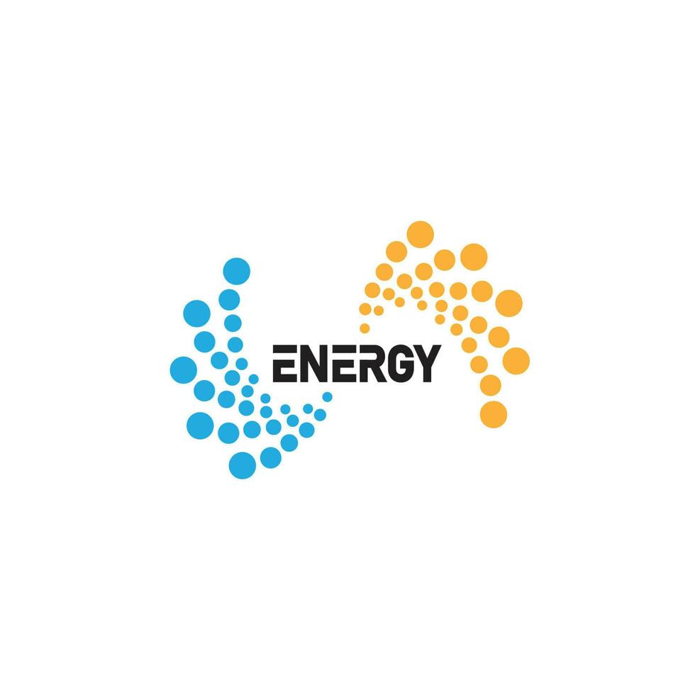 moderne énergie logo et affaires conception. solution, positif, moderne, énergie, icône vecteur
