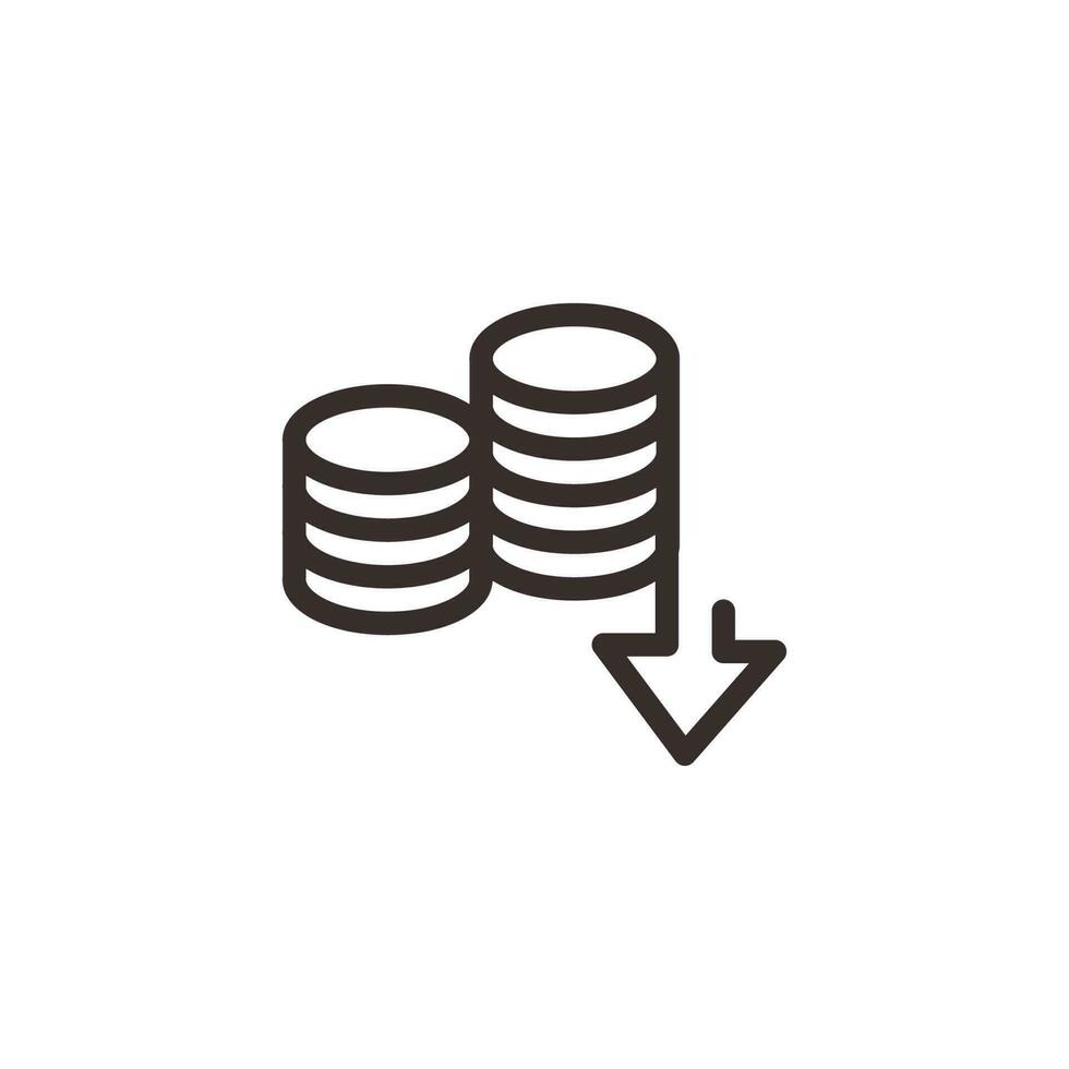 la finance et affaires ligne Icônes. ui icône dans une plat conception. mince contour Icônes vecteur