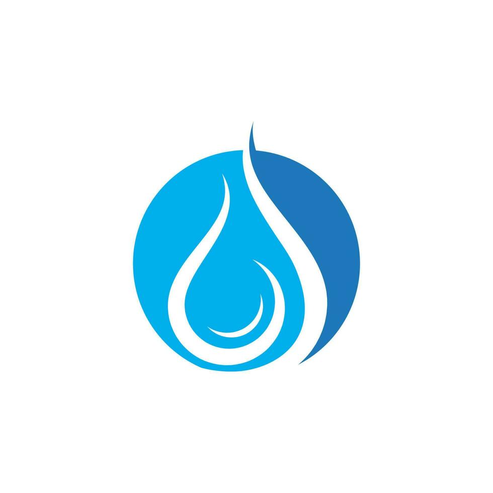 modèle de logo de goutte d'eau vecteur