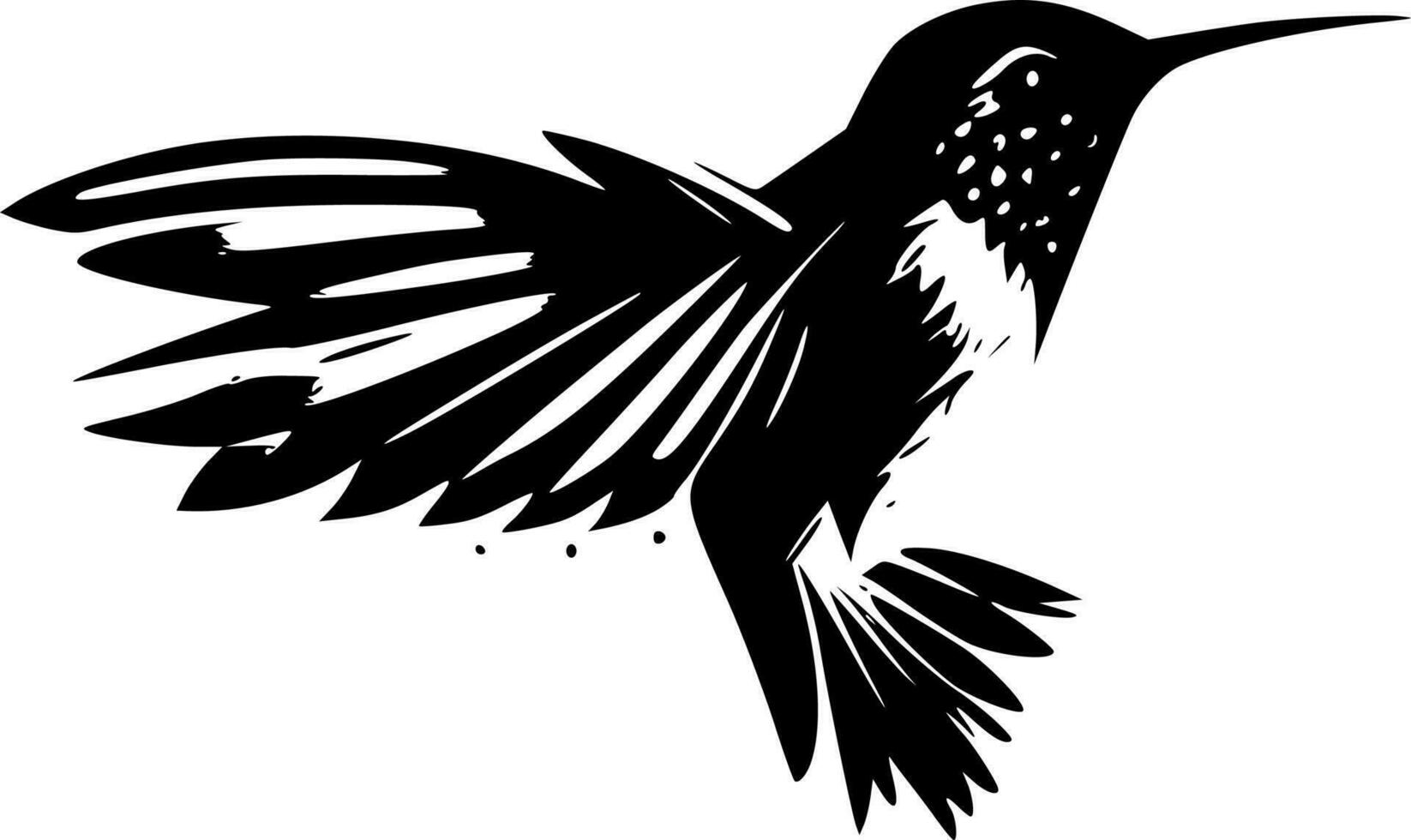 colibri, minimaliste et Facile silhouette - vecteur illustration