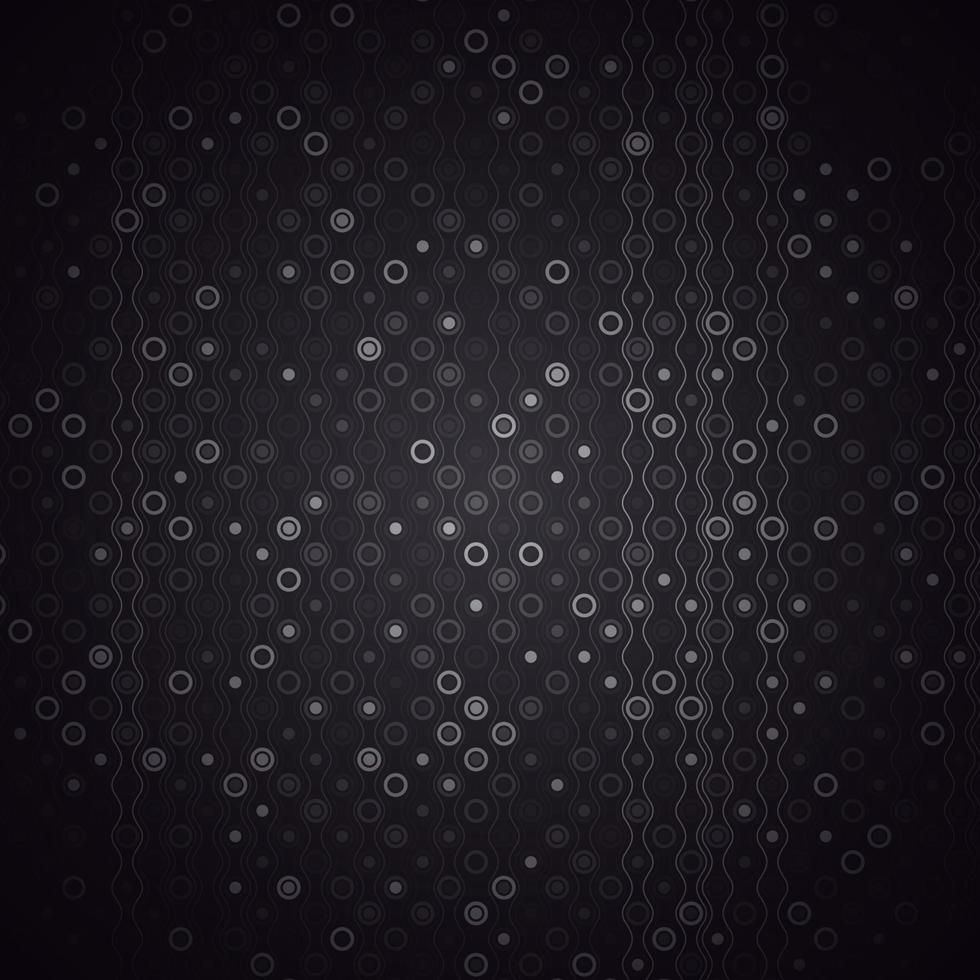 fond noir abstrait avec des formes géométriques vecteur
