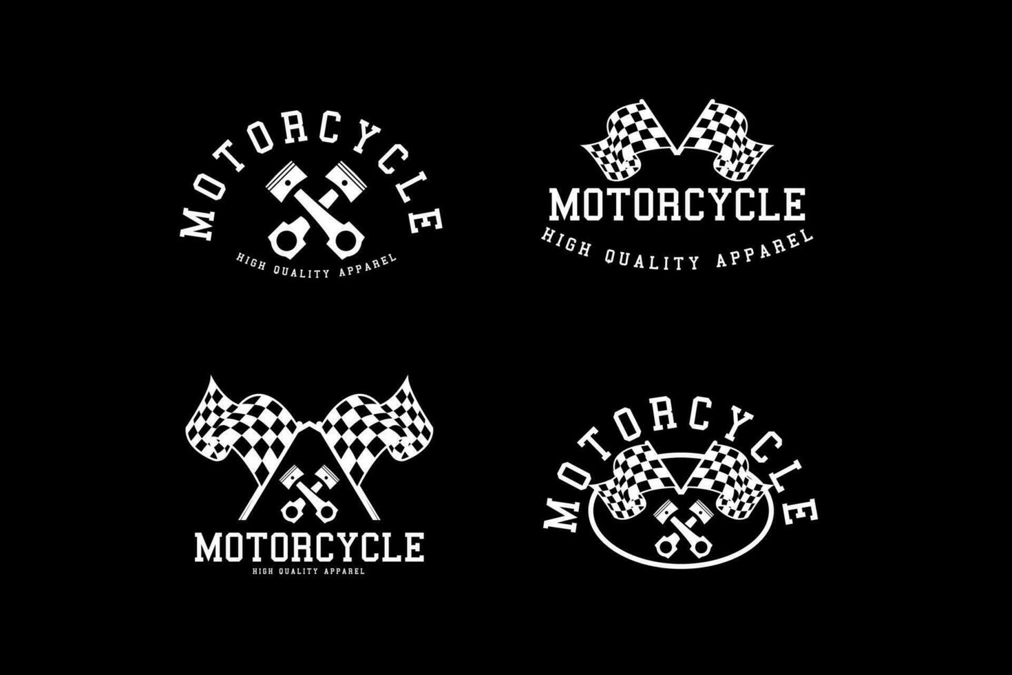 moto ancien graphique logo vecteur conception