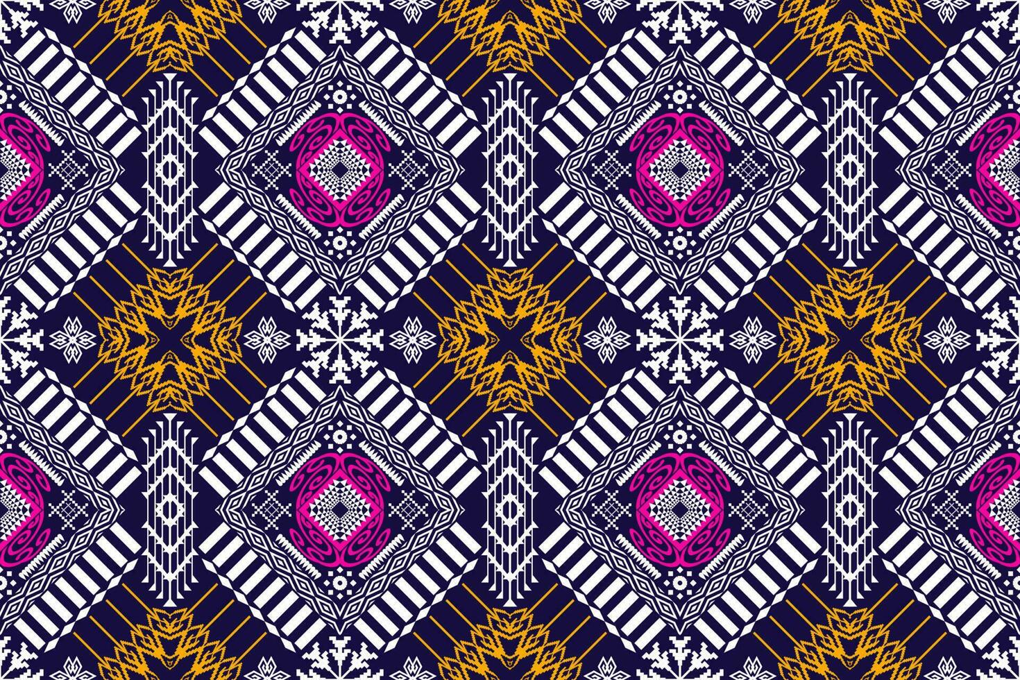 ikat figure aztèque broderie style. géométrique ethnique Oriental traditionnel art conception des motifs pour ethnique arrière-plan, papier peint, mode, vêtements, emballage, tissu, élément, sarong, graphique, vecteur illustration