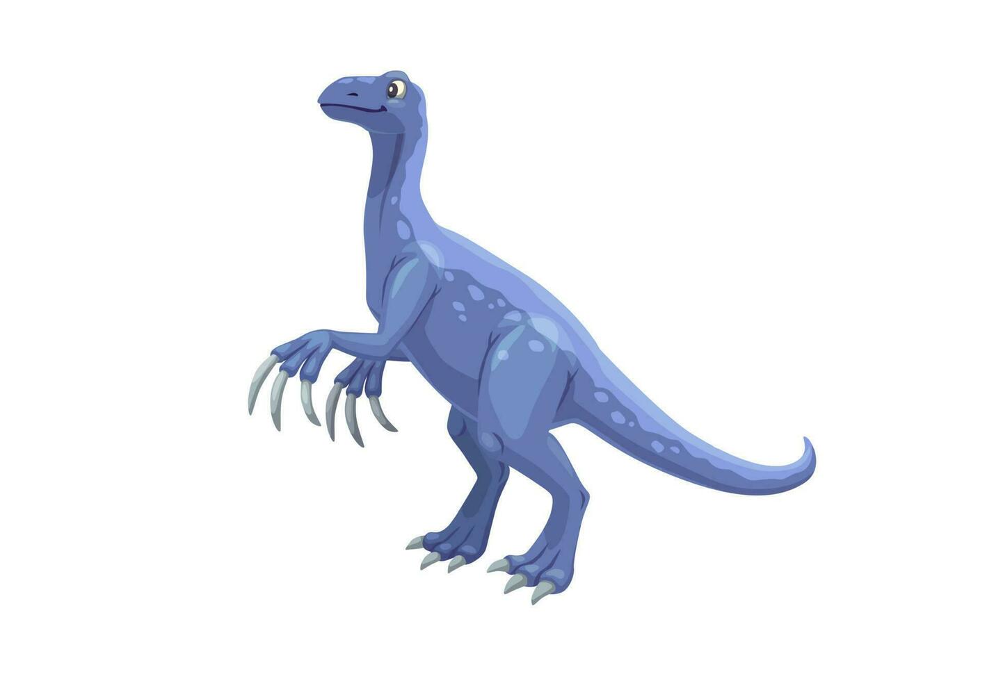 dessin animé thérizinosaurus dinosaure vecteur personnage