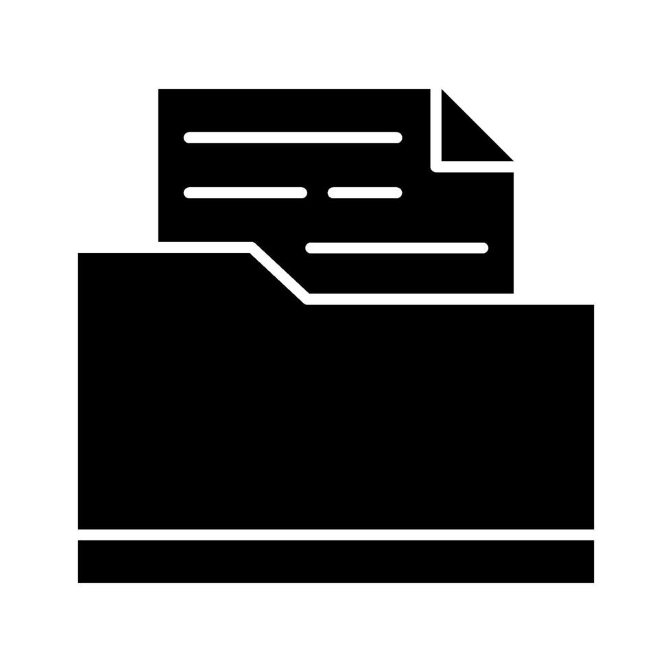 icône de dossier de fichiers vecteur