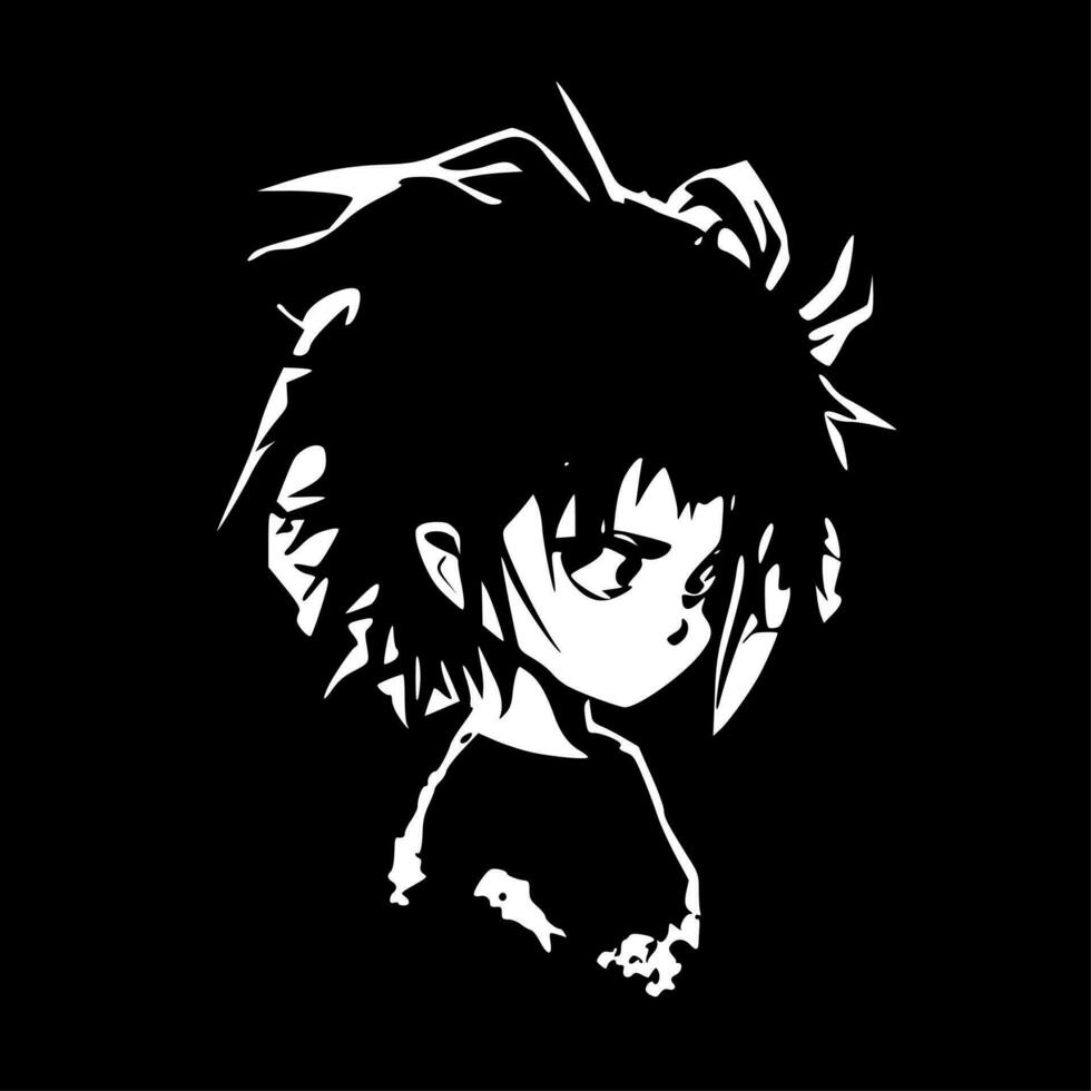 anime - haute qualité vecteur logo - vecteur illustration idéal pour T-shirt graphique