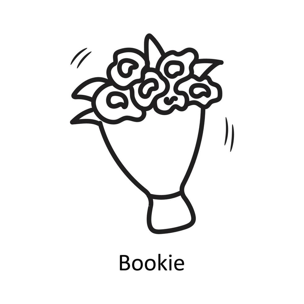 bookmaker vecteur contour icône conception illustration. fête et célébrer symbole sur blanc Contexte eps dix fichier