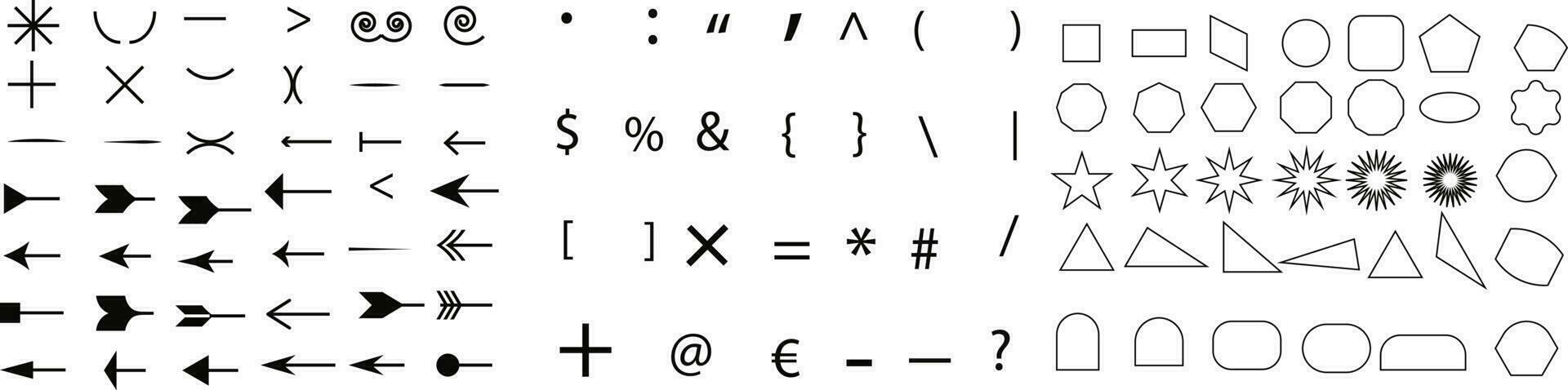 vecteur icône ensemble