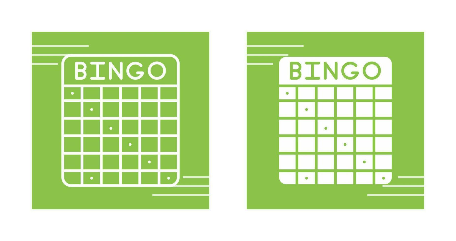 icône de vecteur de bingo