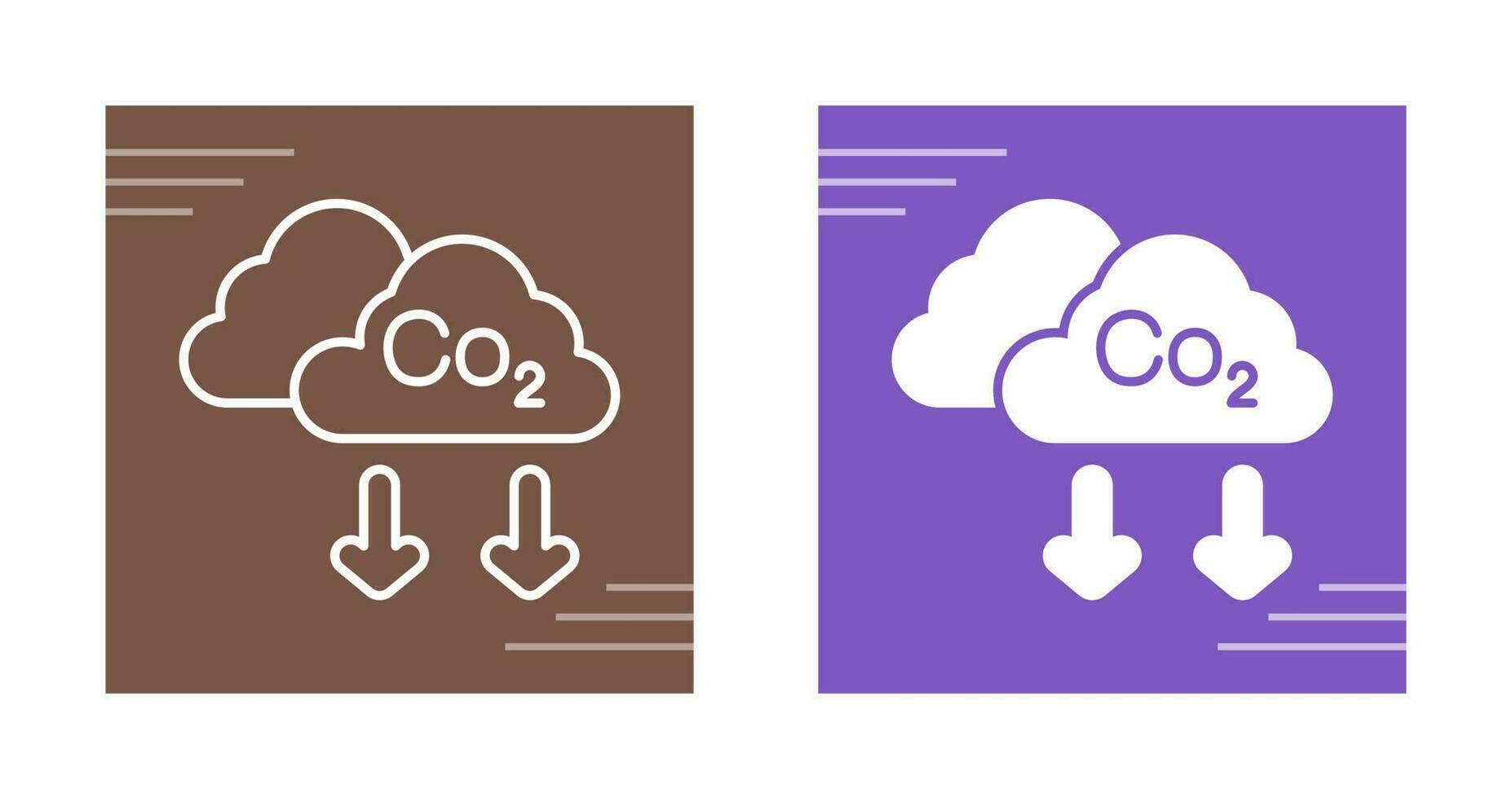 icône de vecteur de co2