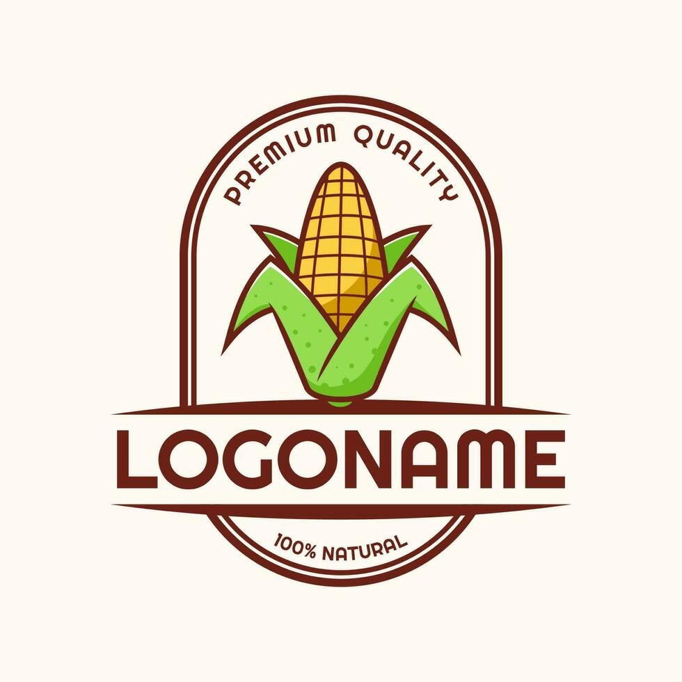blé logo modèle, adapté pour cultiver, marché, et magasin vecteur